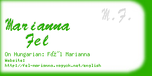 marianna fel business card